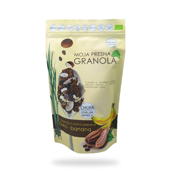Presna ekološka granola čoko - banana, drobTinka, 230 g