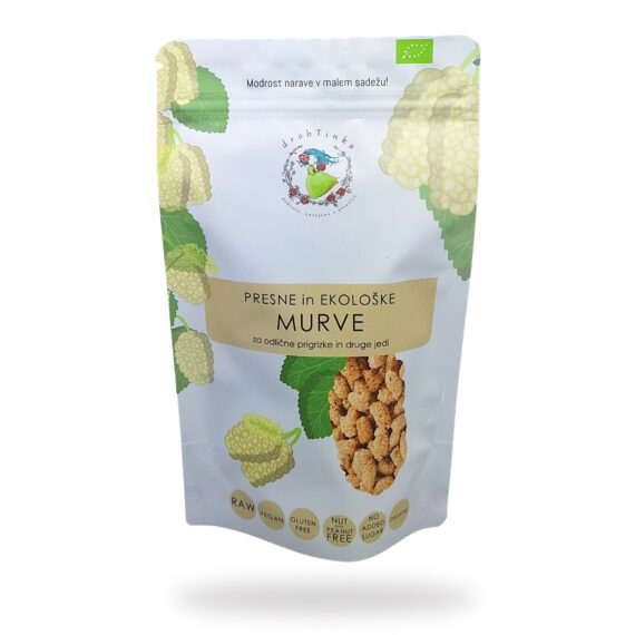 Presne ekološke sušene murve, drobTinka, 130 g