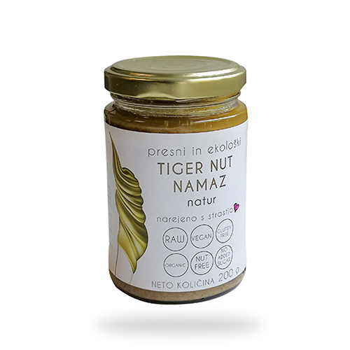 Bio namaz iz zemeljskih mandljev, natur, drobTinka, 200 g